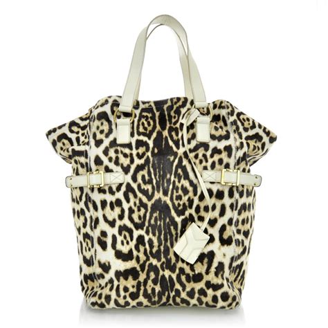 ysl cheetah tote|yves st laurent large tote.